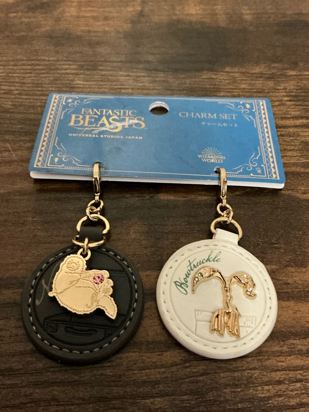 New Universal Studios Japan USJ Fantastic Beasts Charm Set Niffler Bowtruckle